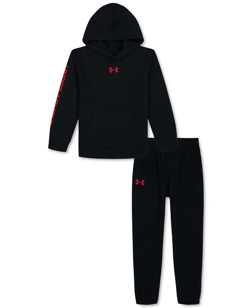 Under Armour Toddler & Little Boys Rival 2-Pc. Pullover Hoodie Joggers Set