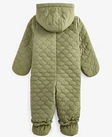 First Impressions Baby Girls and Boys Hooded Quilted Footed Snowsuit, Created for Macy's