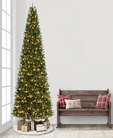 Puleo Pre-Lit Fir Artificial Tree 12 ft