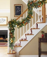 Puleo Pre-Lit Garland 9 ft. x 10 Inch