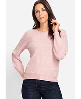 Olsen Women's Melange Yarn Pullover Sweater