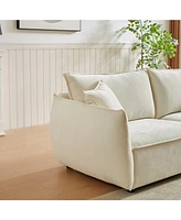 Streamdale Furniture Modern 4-Seater Sofa Combo for Living Room with Pillows