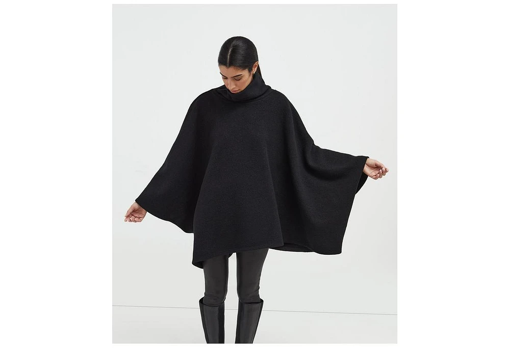 Marcella Women's Avery Wool Cape Coat