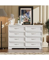 Simplie Fun 3-Drawer Bedroom Chest with 8-Drawer Dresser