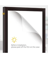23.5" x 31.5" Uv-Resistant Sports Jersey Frame Display Case, Brown