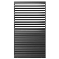 Streamdale Furniture 10FT Aluminum Louver Grille for Privacy and Sun Control