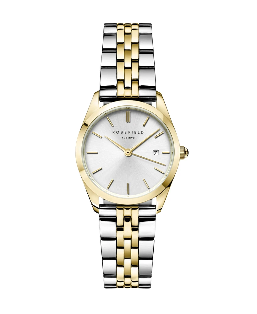 Rosefield Ace Xs Women's Two Tone Stainless Steel Bracelet Watch 29mm