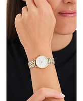 Rosefield Small Edit Women's Two Tone Stainless Steel Bracelet Watch 26mm