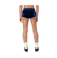 Edikted Women's 08 Velour Shorts