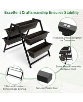 Sugift 3-Tier Vertical Raised Garden Bed with 5 Plant Boxes