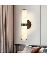 Resin Imitation Marble Texture Wall Light (Set of 2)