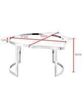 Inspired Home Janine Round Coffee Table