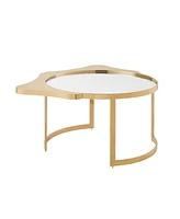 Inspired Home Janine Round Coffee Table