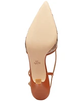 Coach Women's Rosie Crystal Signature Slingback Pumps