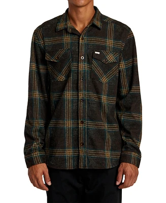 Rvca Men's Vacancy Flannel Long Sleeve Shirt