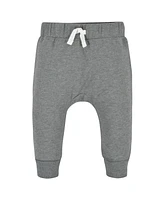 Gerber Toddler Boys Navy and Grey Premium Joggers, 3-Pack