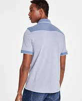 A|X Armani Exchange Men's Cotton Heathered Pique Polo