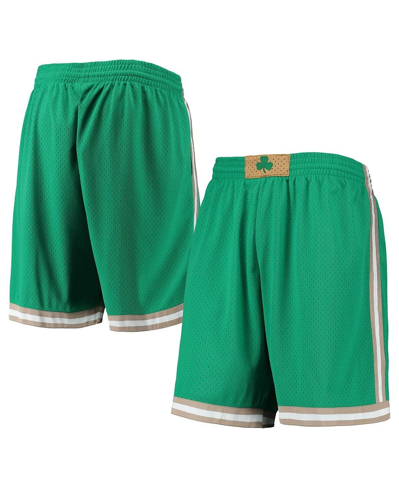 Mitchell & Ness Men's Kelly-Green Boston Celtics 2007-08 Hardwood Classics Swingman Shorts