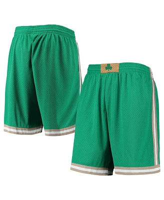 Mitchell & Ness Men's Kelly-Green Boston Celtics 2007-08 Hardwood Classics Swingman Shorts