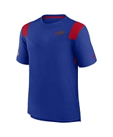 Nike Men's Royal Buffalo Bills Sideline Tonal Logo Performance Player T-Shirt