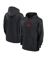 Nike Men's Black Georgia Bulldogs 2024/25 Sideline Jersey Performance Pullover Hoodie