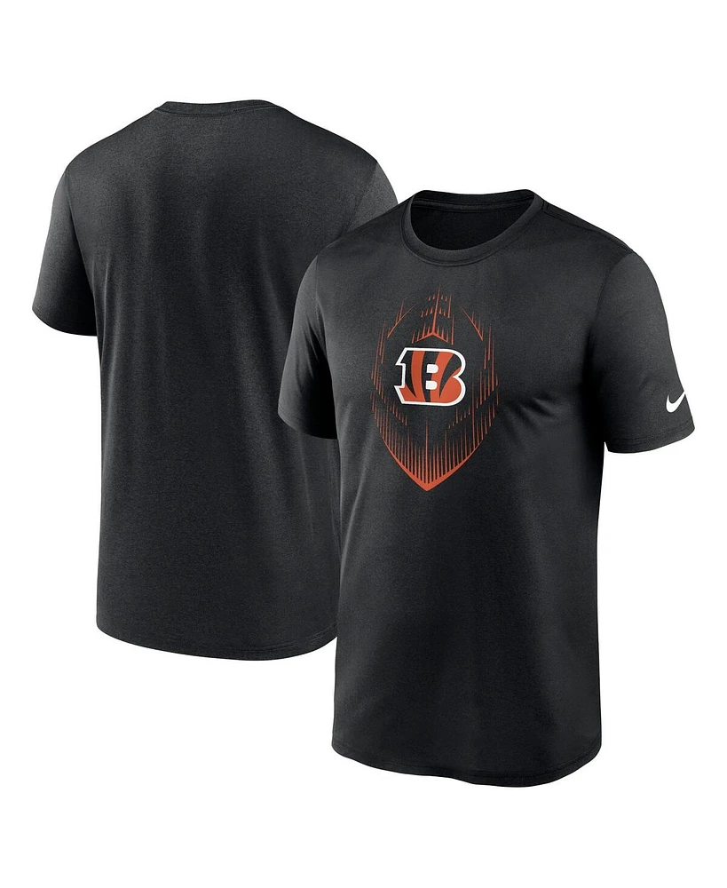 Nike Men's Black Cincinnati Bengals Primetime Legend Icon Performance T-Shirt