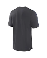 Jordan Men's Anthracite North Carolina Tar Heels 2024/25 Sideline Player Performance Tri-Blend T-Shirt