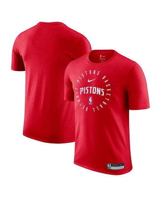 Nike Men's Red Detroit Pistons 2024/25 Legend On-Court Practice Performance T-Shirt