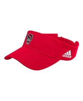 Adidas Men's Red Nc State Wolfpack Locker Room Team Adjustable Visor