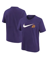 Nike Big Boys and Girls Purple Phoenix Suns Swoosh T-Shirt