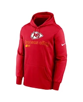 Nike Men's Red Kansas City Chiefs Performance Pullover Hoodie