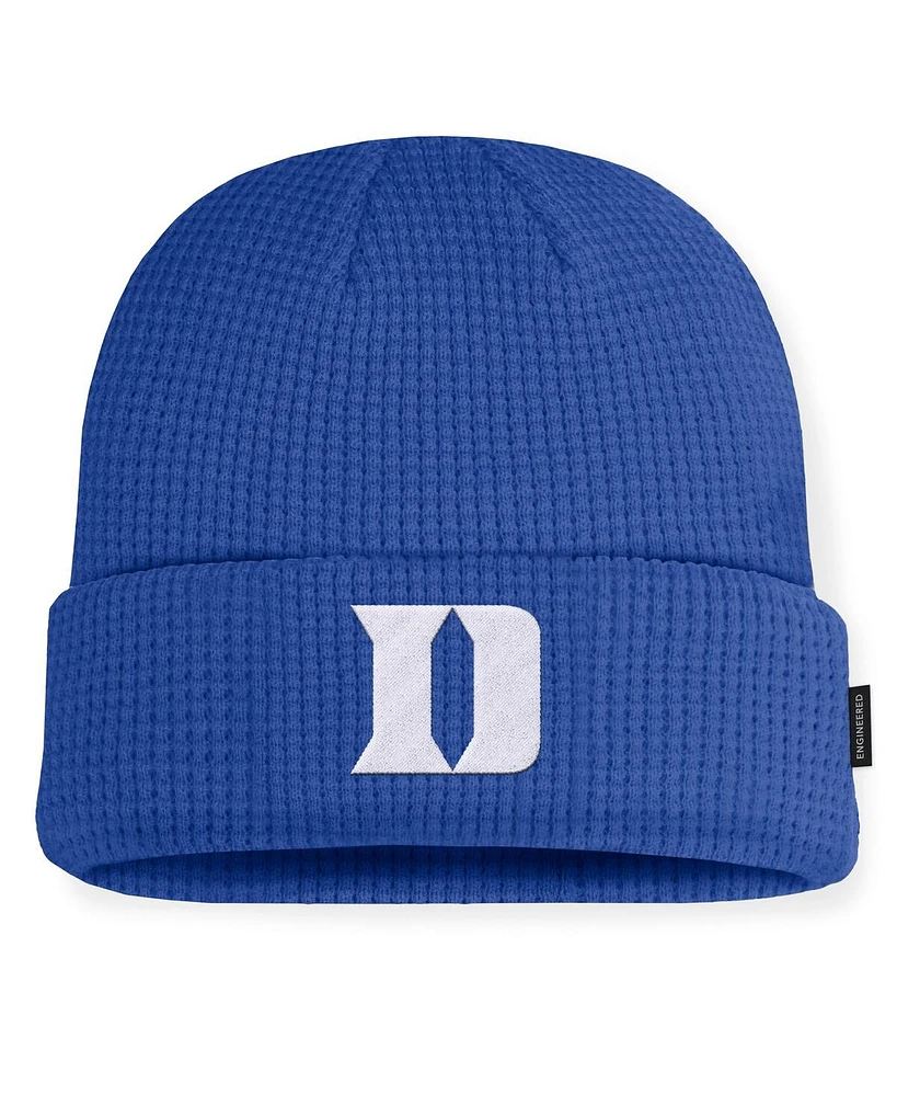 Nike Men's Royal Duke Blue Devils On-Field Terra Waffle Cuffed Knit Hat