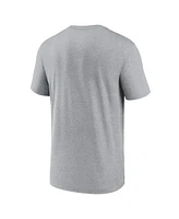 Nike Men's Heather Gray Oregon Ducks Primary Logo Legend Performance T-Shirt