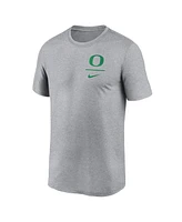 Nike Men's Heather Gray Oregon Ducks Primary Logo Legend Performance T-Shirt