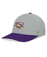 Top of the World Men's Gray/Purple Lsu Tigers Mick Flex Hat