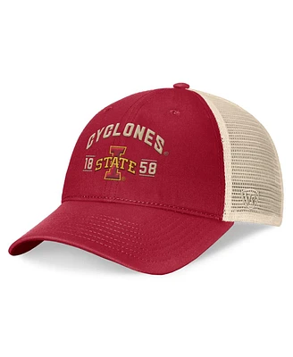 Top of the World Men's Cardinal Iowa State Cyclones Heritage Waylon Trucker Adjustable Hat