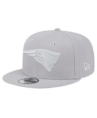 New Era Men's Gray New England Patriots Color Pack 9FIFTY Snapback Hat