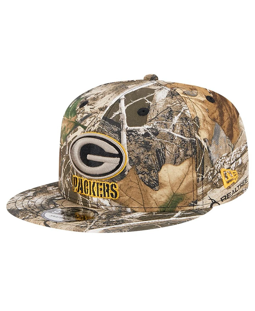 New Era Men's Realtree Camo Green Bay Packers Active 9FIFTY Snapback Hat