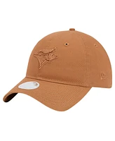 New Era Women's Brown Toronto Blue Jays Color Pack 9TWENTY Adjustable Hat