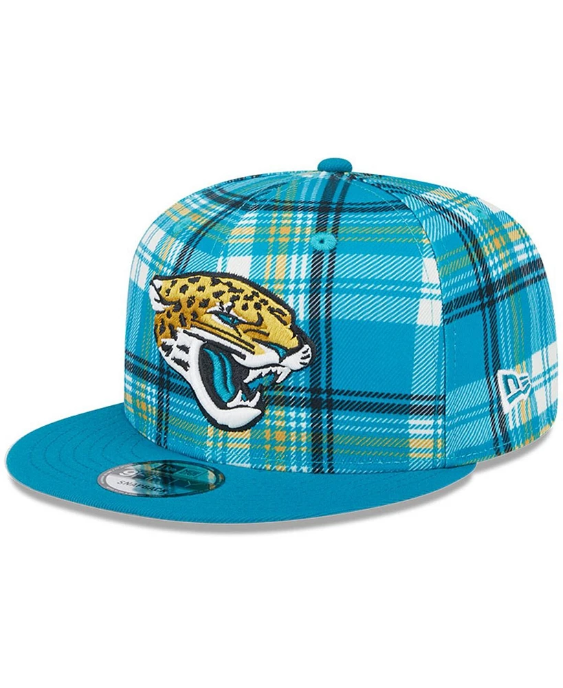 New Era Men's Teal Jacksonville Jaguars 2024 Sideline Statement 9FIFTY Snapback Hat