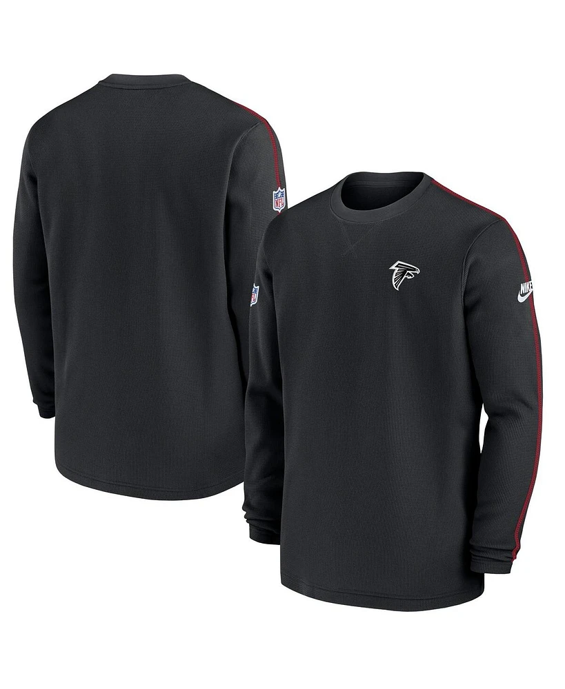 Nike Men's Black Atlanta Falcons Alternate Logo Coach Long Sleeve T-Shirt