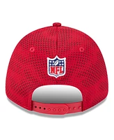 New Era Men's Scarlet San Francisco 49ers 2024 Sideline 9FORTY Stretch-Snap Hat