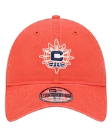 New Era Men's and Women's Orange Connecticut Sun Core Logo 9TWENTY Adjustable Hat