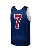 Mitchell & Ness Men's Larry Bird Navy Usa Basketball Training 1992 Dream Team Authentic Reversible Practice Jersey