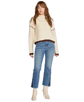 Driftwood Women's Whipstitched Cowl-Neck Sweater