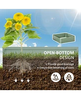 3.3' x 3.3' Galvanized Raised Garden Bed