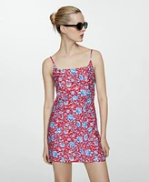 Mango Women's Floral Print Dress