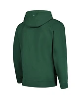 Antigua Men's Hunter Green Philadelphia Eagles Throwback Logo Victory Pullover Hoodie