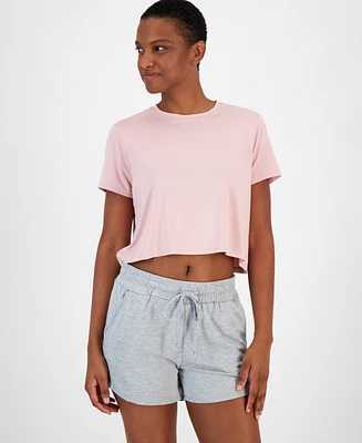 Id Ideology Women's Boxy Short-Sleeve T-Shirt, Created for Macy's