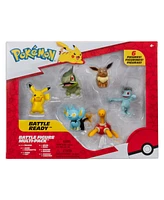 Pokemon Set of 6 Battle Figure Toys